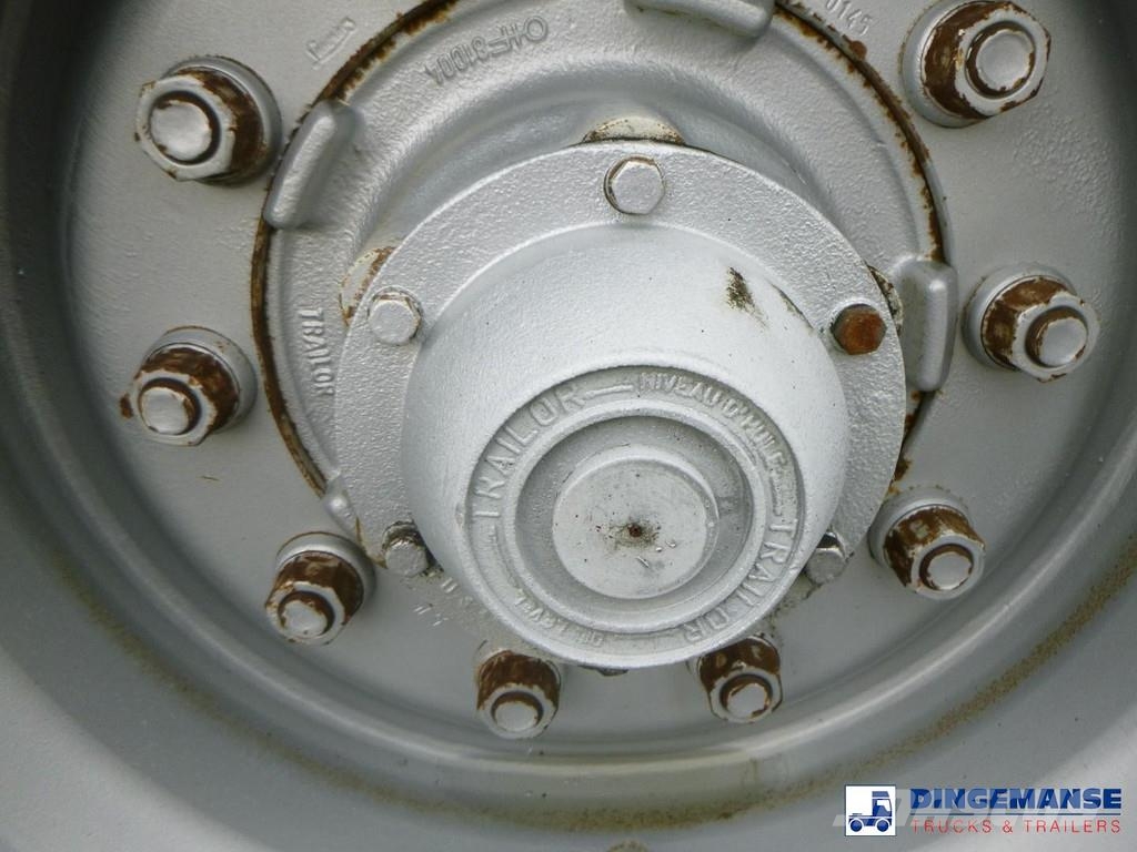 Trailor Fuel / oil tank alu 39.9 m3 / 9 comp نصف مقطورات مقطورة 