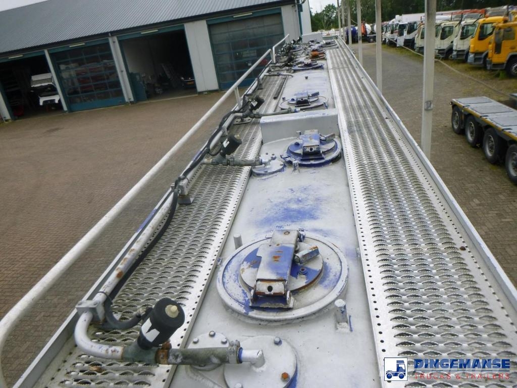 Trailor Fuel / oil tank alu 39.9 m3 / 9 comp نصف مقطورات مقطورة 
