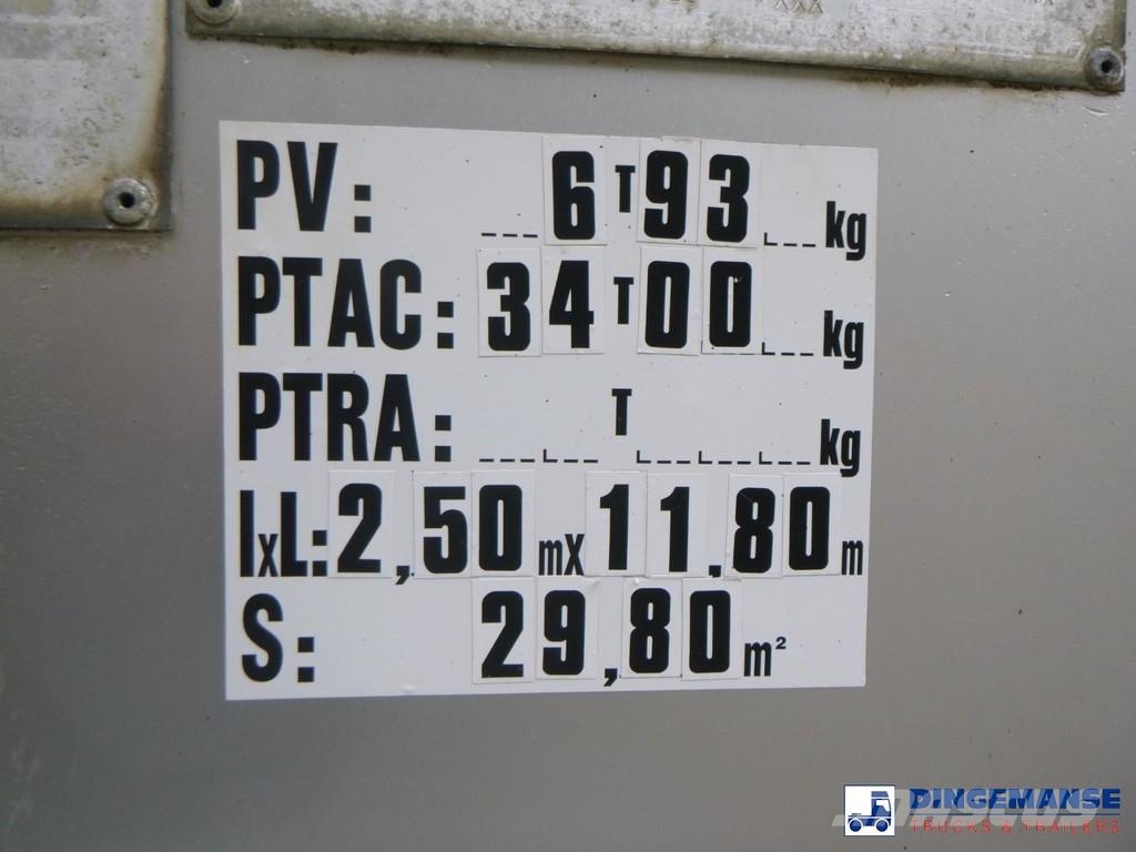 Trailor Fuel / oil tank alu 39.9 m3 / 9 comp نصف مقطورات مقطورة 
