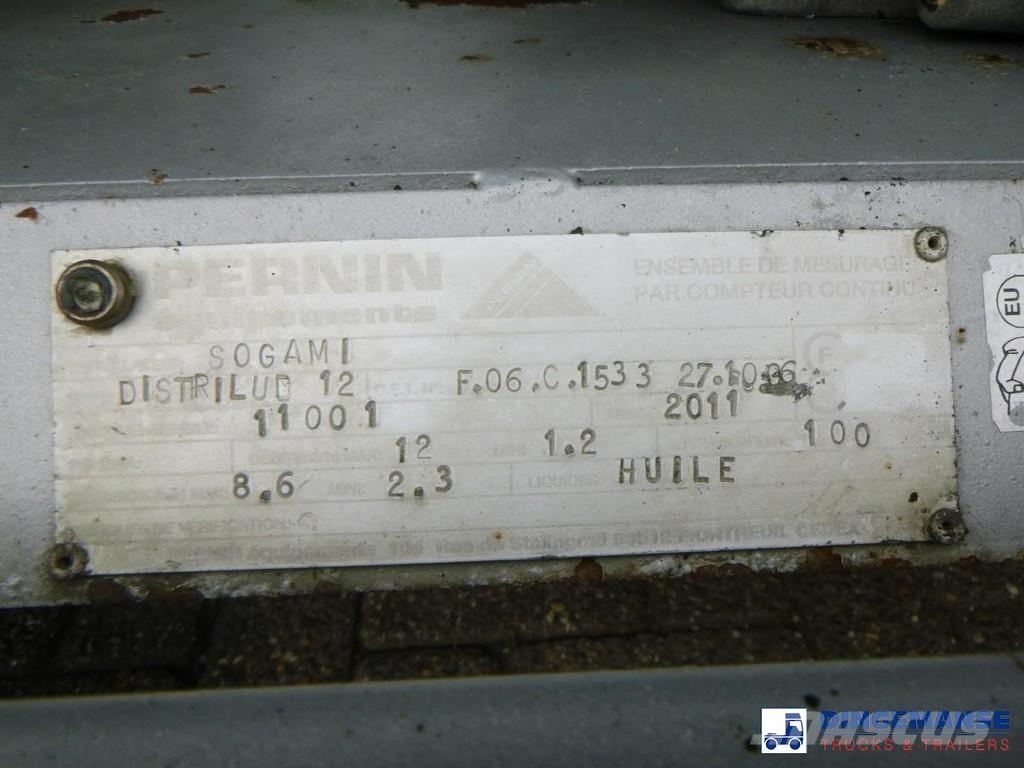 Trailor Fuel / oil tank alu 39.9 m3 / 9 comp نصف مقطورات مقطورة 