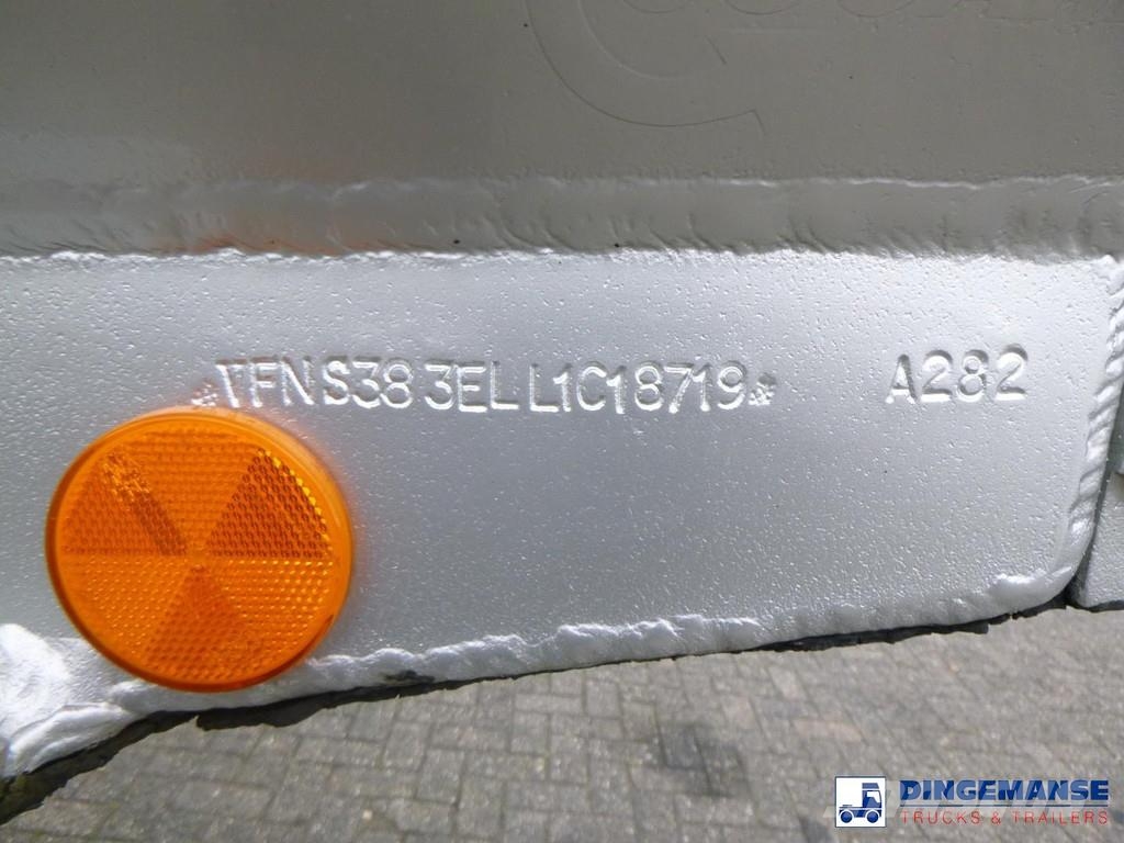 Trailor Fuel / oil tank alu 39.9 m3 / 9 comp نصف مقطورات مقطورة 