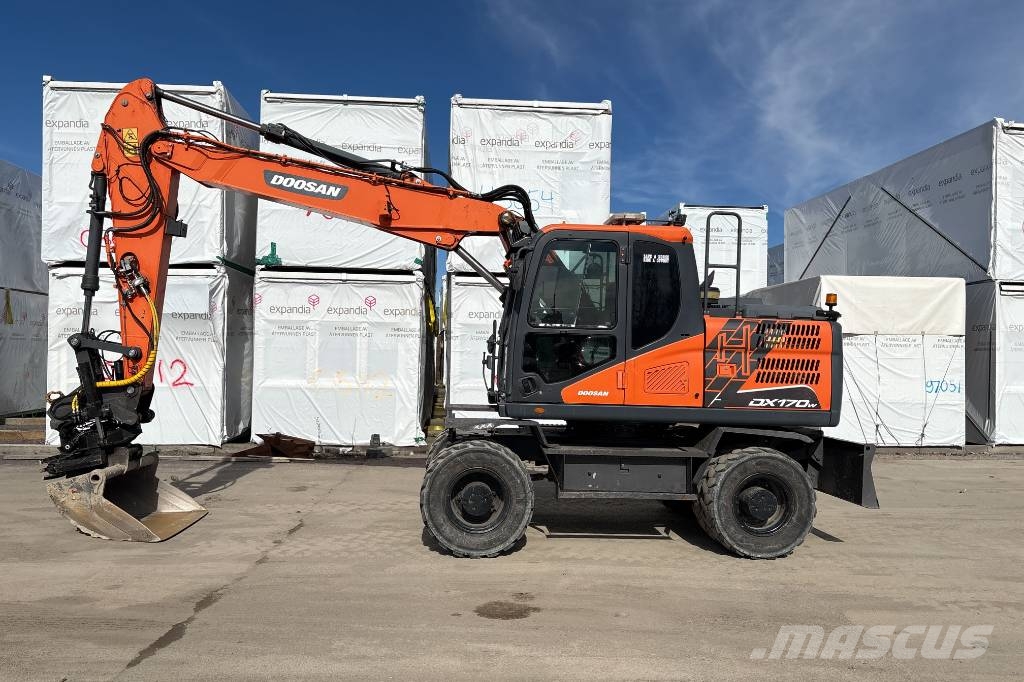 Doosan DX 170W-5, NY servad Hjulgrävare