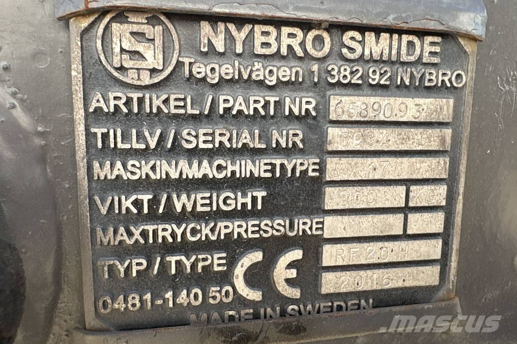 Doosan DX 170W-5, NY servad Hjulgrävare