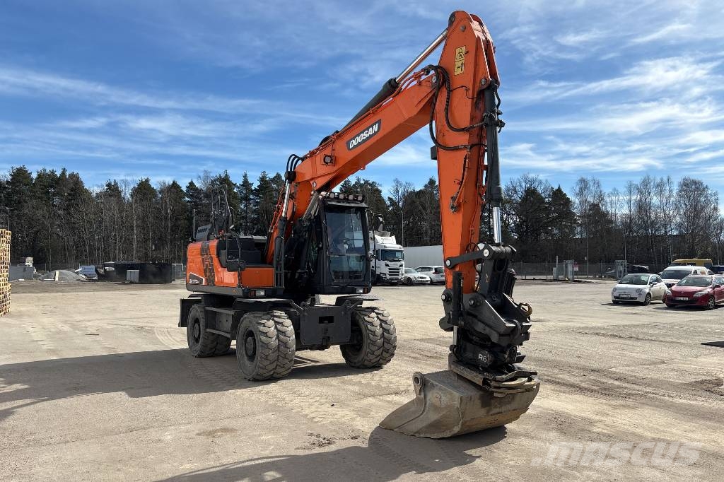 Doosan DX 170W-5, NY servad Hjulgrävare