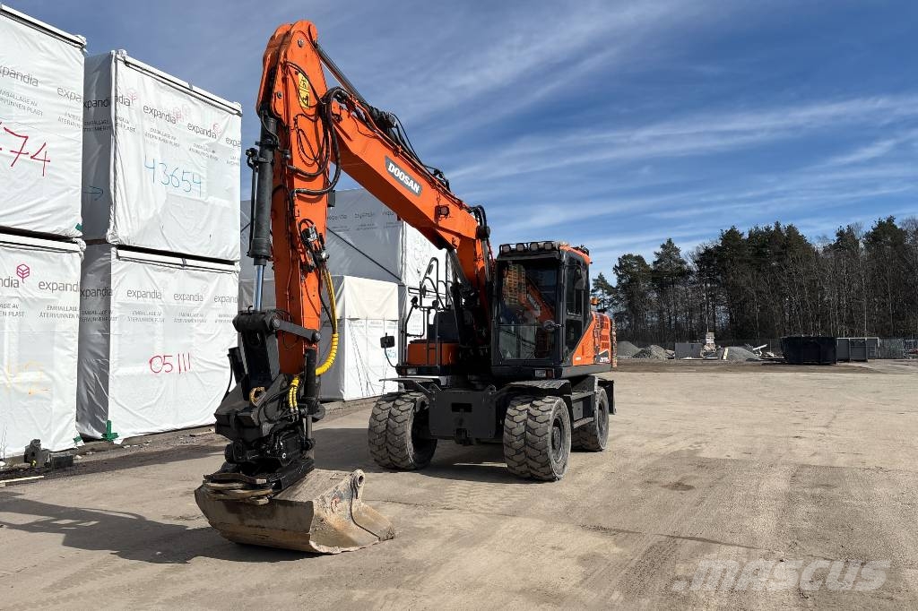 Doosan DX 170W-5, NY servad Hjulgrävare