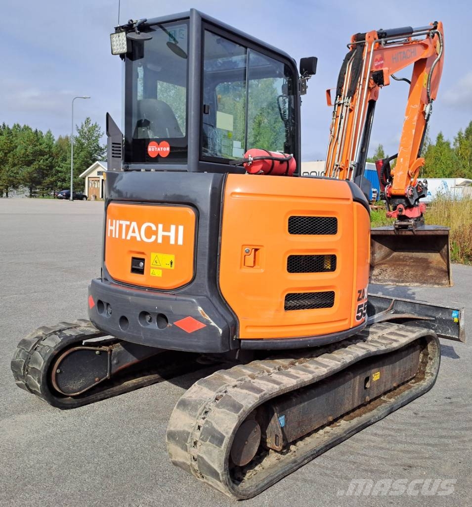 Hitachi ZX 55 U-5 A CLR, 2016, Mänttä, Pirkanmaa - używane