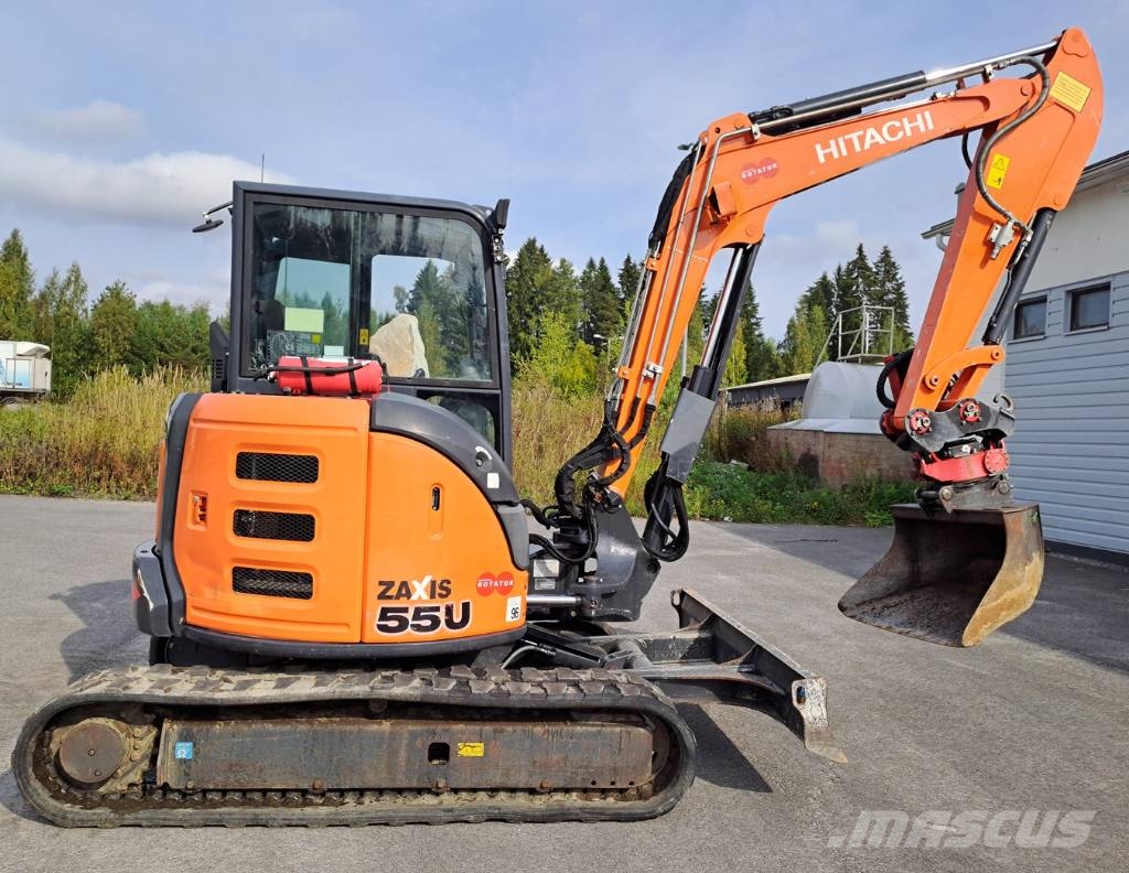 Hitachi ZX 55 U-5 A CLR, 2016, Mänttä, Pirkanmaa - używane