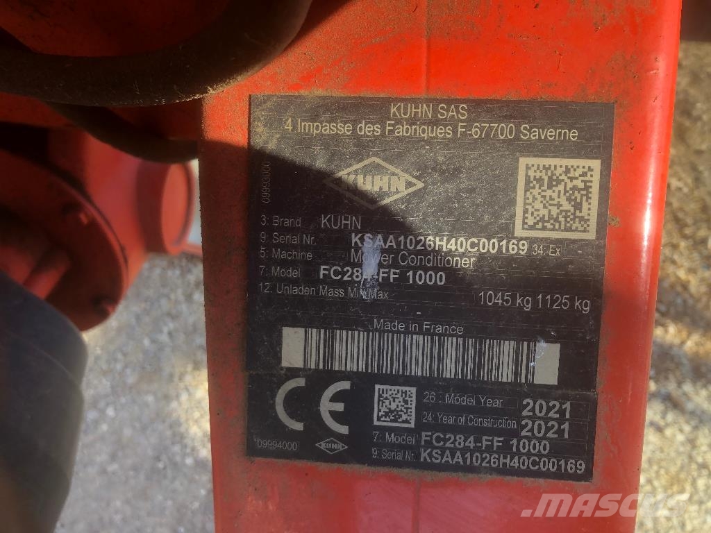 Kuhn Fc 284 Gezogene und selbstfahrende Mäher