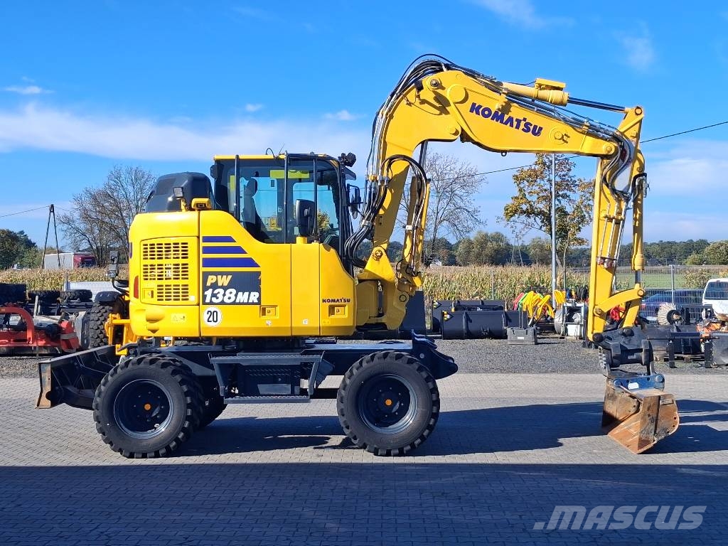 Komatsu PW 138 MR-11 Bagri na kolesih