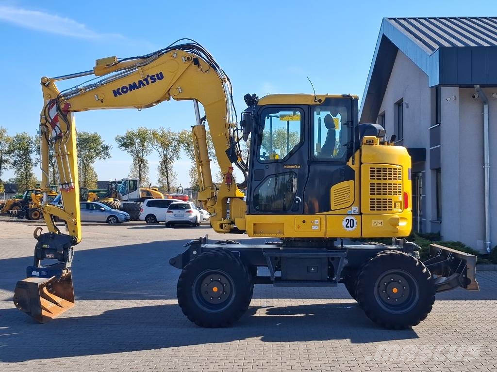 Komatsu PW 138 MR-11 Bagri na kolesih