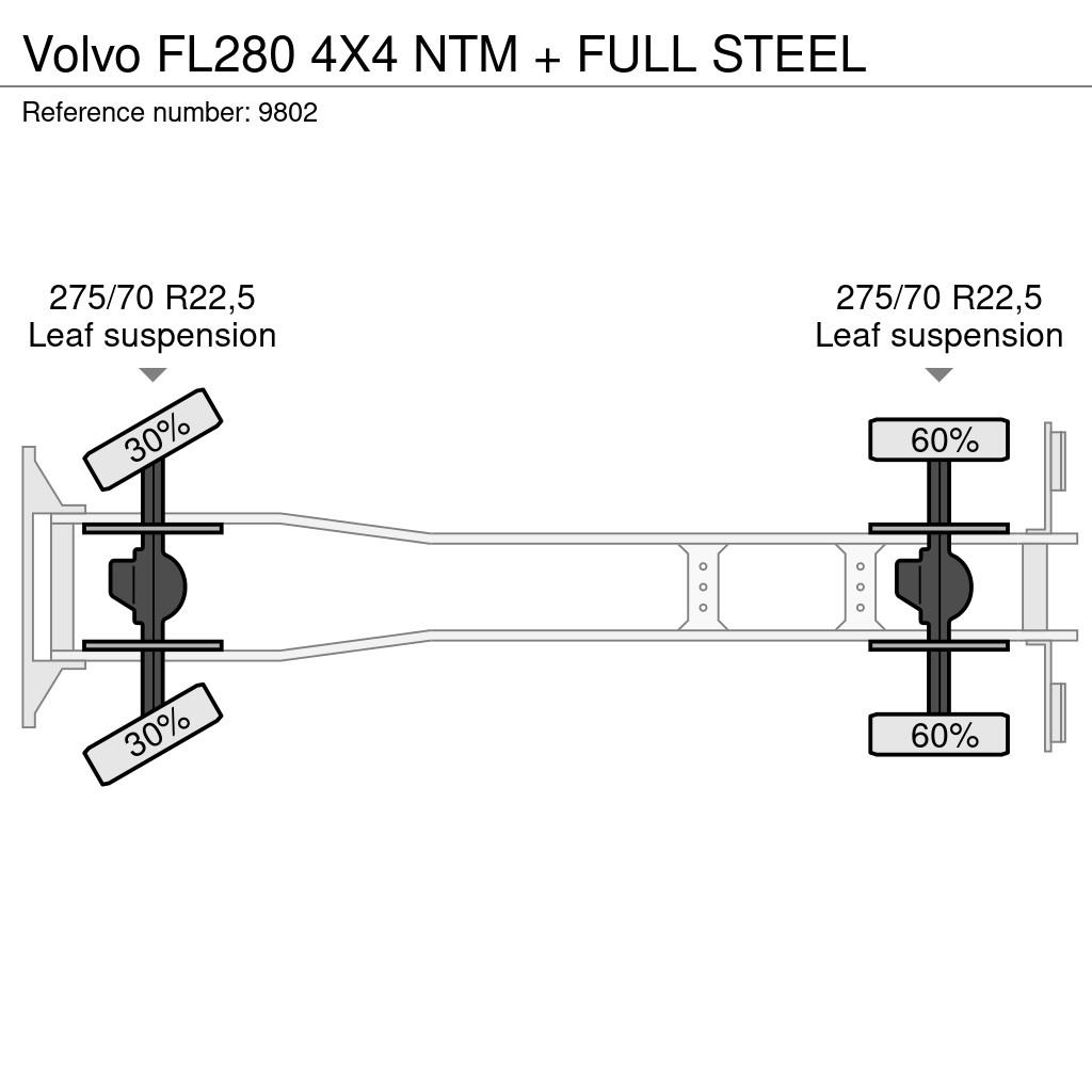 Volvo FL280 4X4 NTM + FULL STEEL Kamioni za otpad