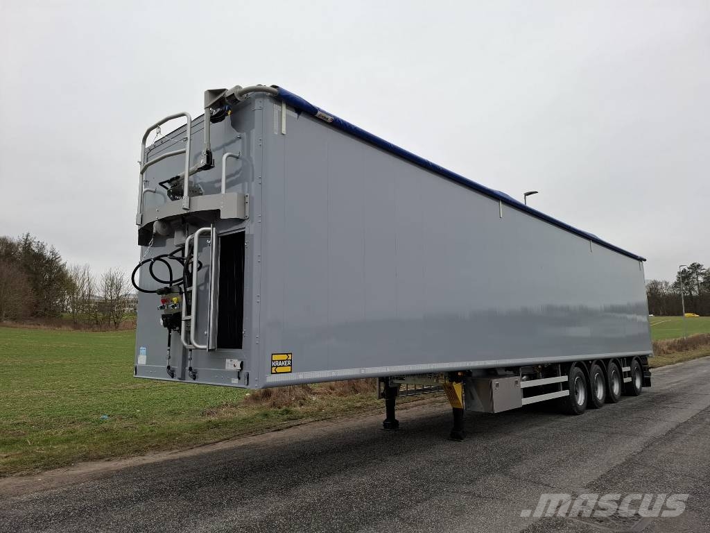 Kraker K-Force 4 akslet 103m3 walking floor trailer Cajas de piso oscilante