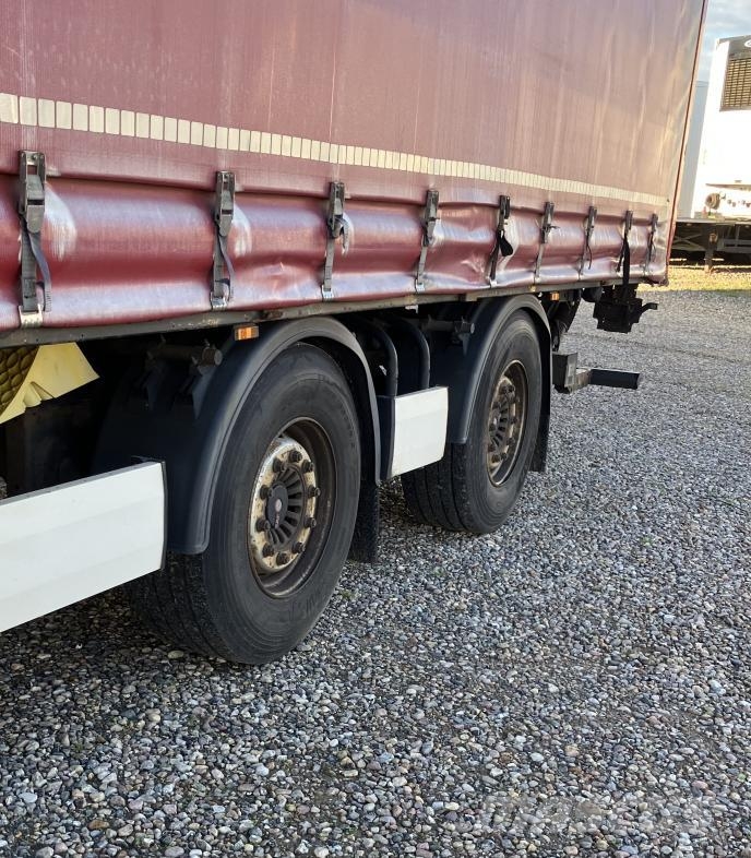 Krone Trailer Curtainsider Sliding Roof Straight نصف مقطورات بباب جانبي