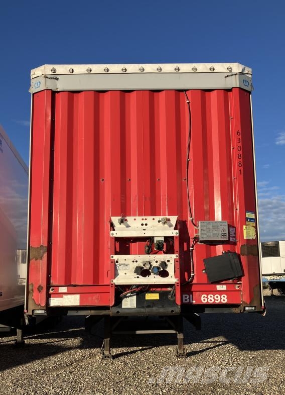 Krone Trailer Curtainsider Sliding Roof Straight نصف مقطورات بباب جانبي