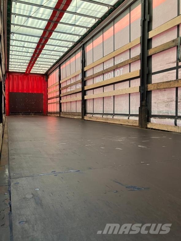 Krone Trailer Curtainsider Sliding Roof Straight نصف مقطورات بباب جانبي