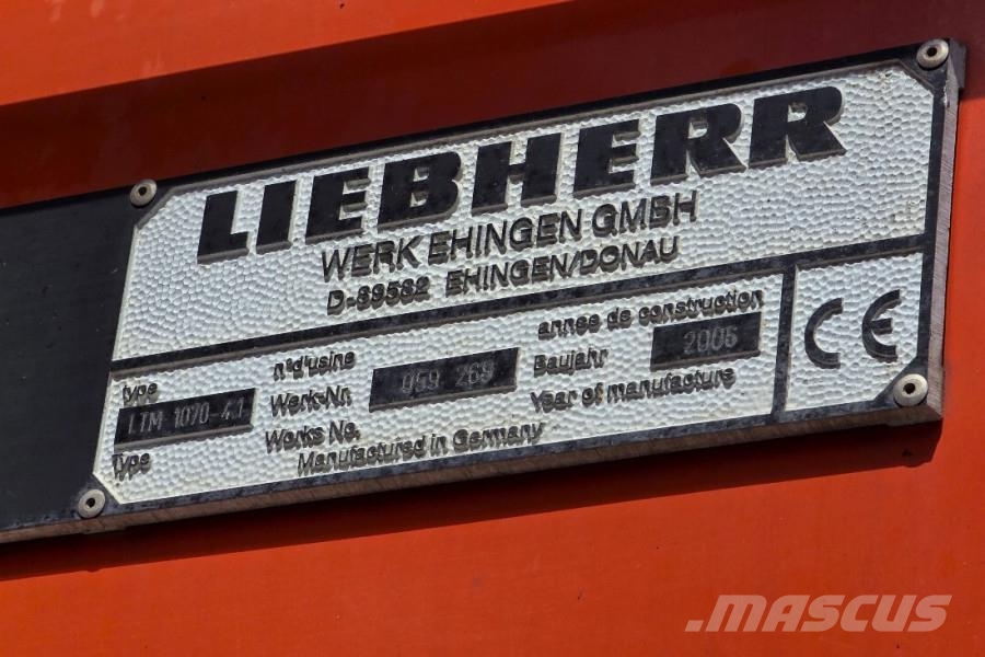 Liebherr LTM1070-4.1 Dutch Vehicle Registration, Diesel, 8x Kranen voor alle terreinen