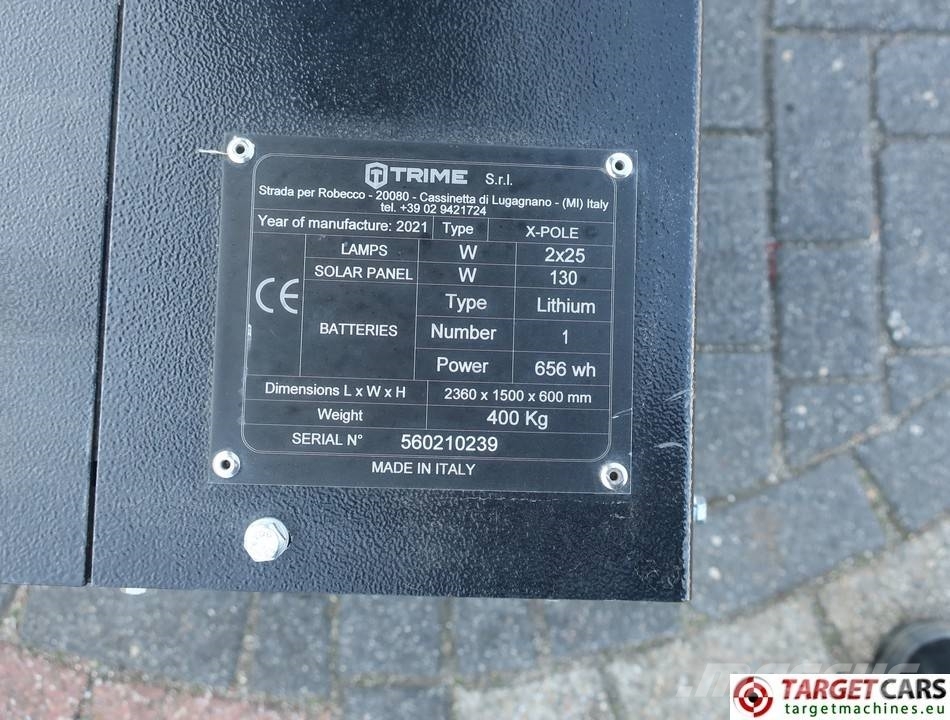 Trime X-Pole 2x25W Led Solar Tower Light 조명타워