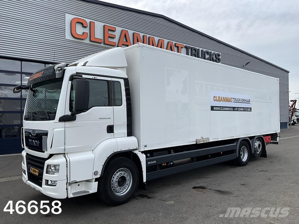 MAN TGS 26.330 6x2 met DHollandia laadklep Tovornjaki zabojniki
