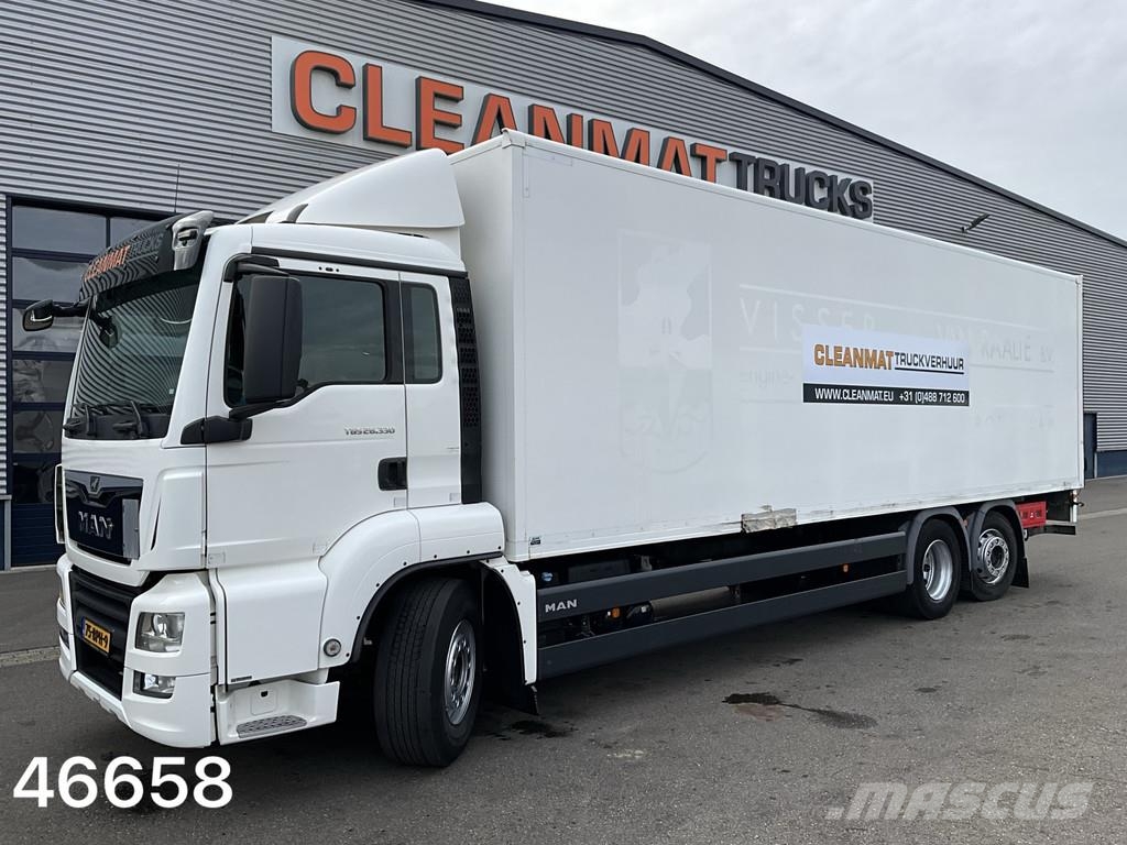 MAN TGS 26.330 6x2 met DHollandia laadklep Tovornjaki zabojniki