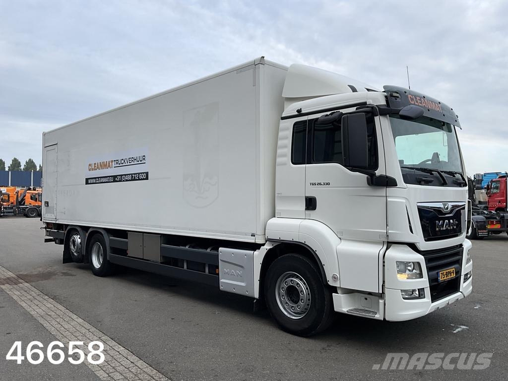 MAN TGS 26.330 6x2 met DHollandia laadklep Tovornjaki zabojniki