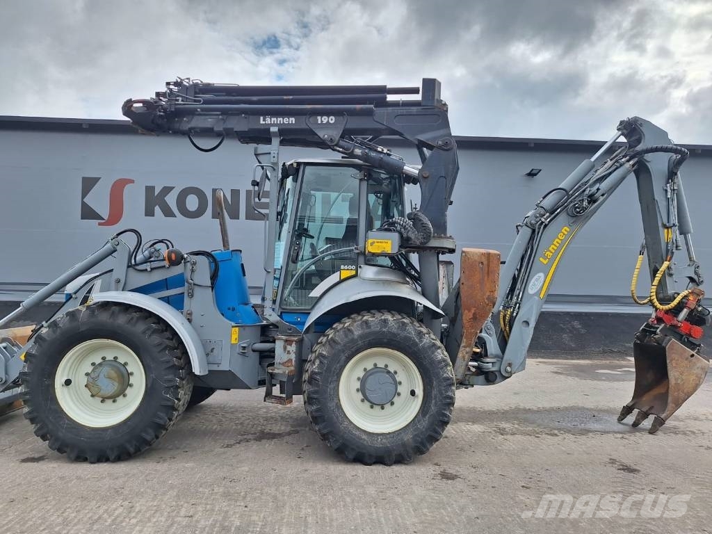 Lännen 8600G NOSTIN, HENKILÖKORI, PYÖRITTÄJÄ YM. Koparko-ładowarki