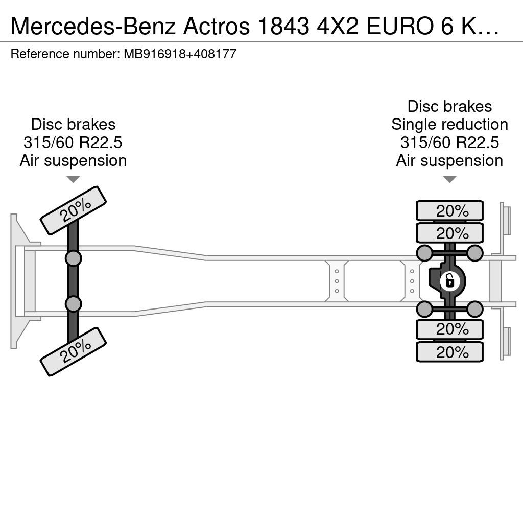 Mercedes-Benz Actros 1843 4X2 EURO 6 KASSBOHRER METAGO + KASSBOH Vehicle transporters