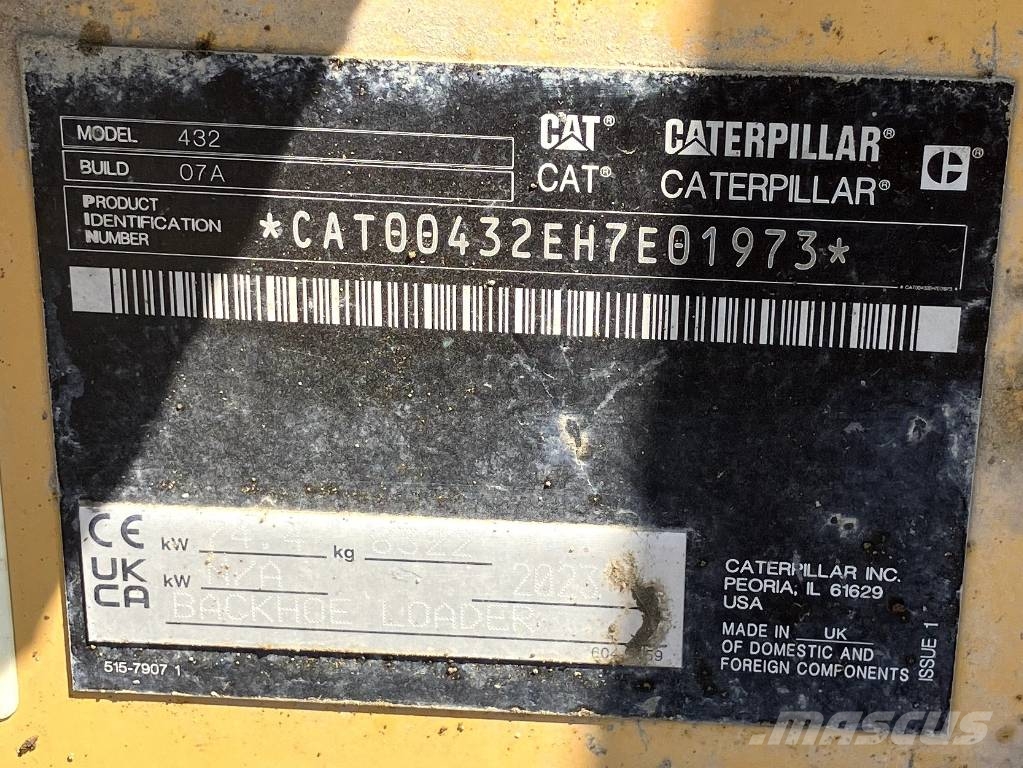 CAT 432 Εκσκαφείς Φορτωτές τύπου JCB