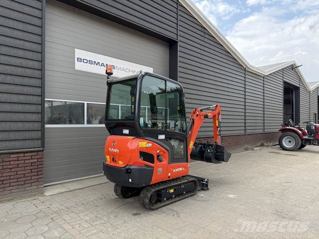 Kubota KX016 minigraver NIEUW €365 LEASE Mini ekskavatörler, 7 tona dek