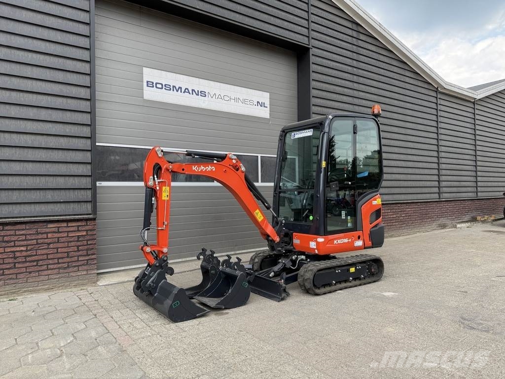 Kubota KX016 minigraver NIEUW €365 LEASE Mini ekskavatörler, 7 tona dek