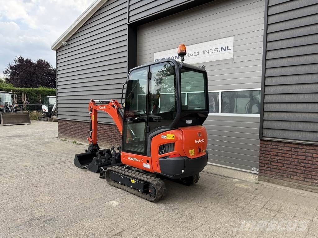 Kubota KX016 minigraver NIEUW €365 LEASE Mini ekskavatörler, 7 tona dek