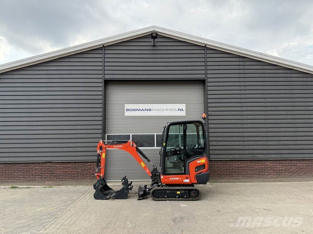 Kubota KX016 minigraver NIEUW €365 LEASE Mini ekskavatörler, 7 tona dek