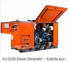 Kubota Brand new GROUPE ÉLECTROGÈNE EPS83DE Dīzeļģeneratori