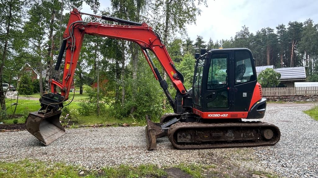 Kubota KX 080-4 CX Midi ekskavatörler 7 - 12 t
