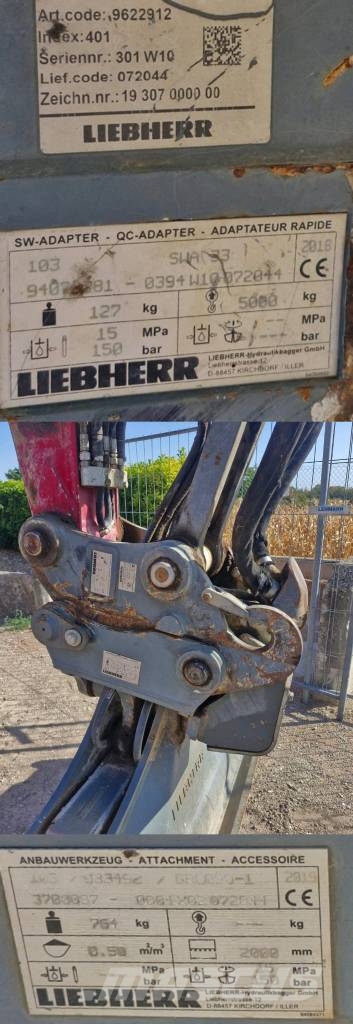 Liebherr 914 Compact Litronic 1er Main حفارات بعجل