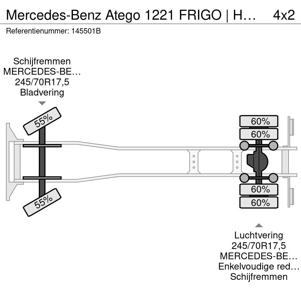 Mercedes-Benz Atego 1221 FRIGO | HANGING MEAT TRANSPORT | CARRIE Skåpbilar Kyl/Frys/Värme