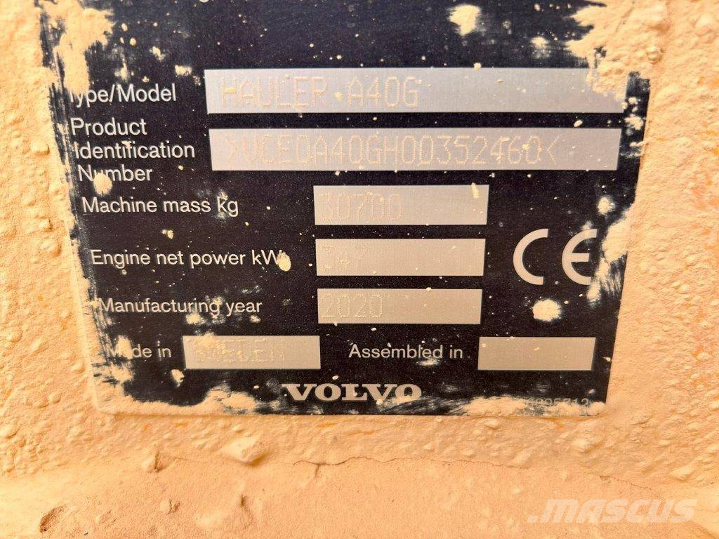 Volvo A 40 G Knik dumptrucks