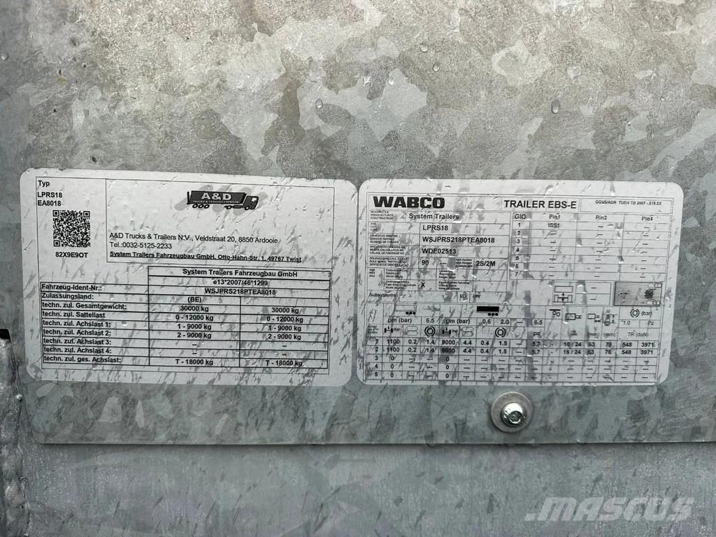 A&D BELGIE 2 ASSER SEMIE HYDRAULISCH GESTUURD Diepladers