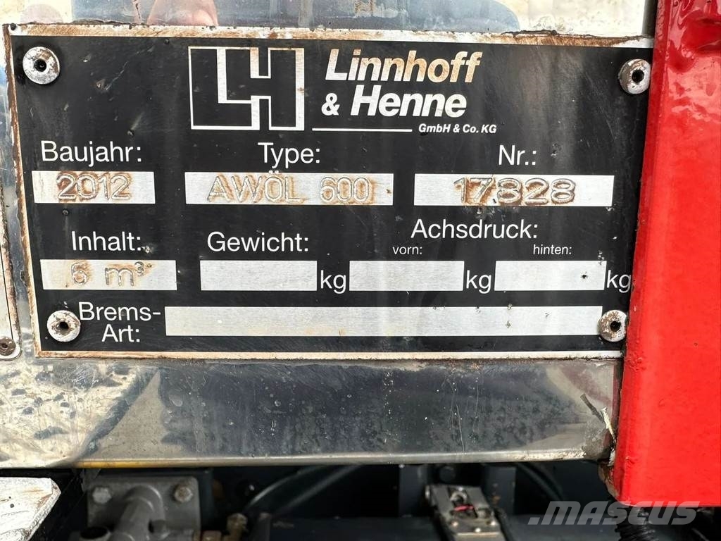 Iveco Trakker 330 6X4 LINNHOFF& HENNE AWÖL 600 6M3 ASFAL Otros camiones