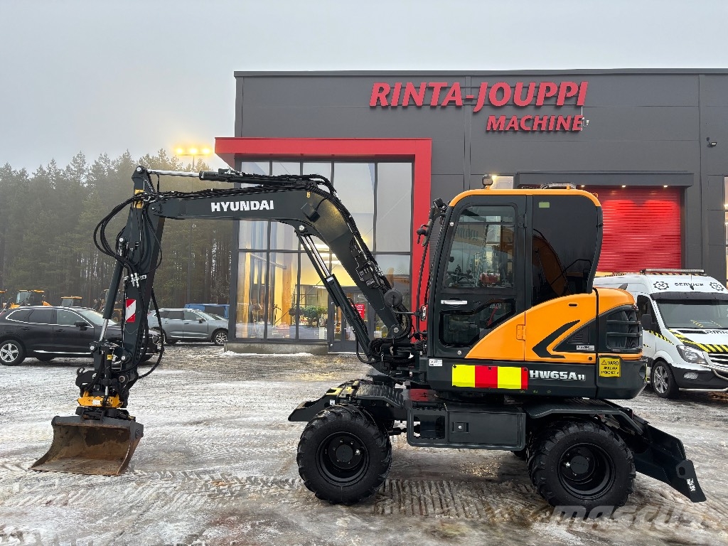 Hyundai HW 65 / Engcon, Pihdit, Rasvari, Lämmitin Escavadoras de rodas