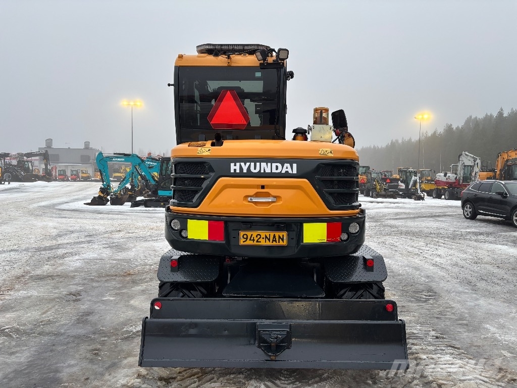 Hyundai HW 65 / Engcon, Pihdit, Rasvari, Lämmitin Escavadoras de rodas
