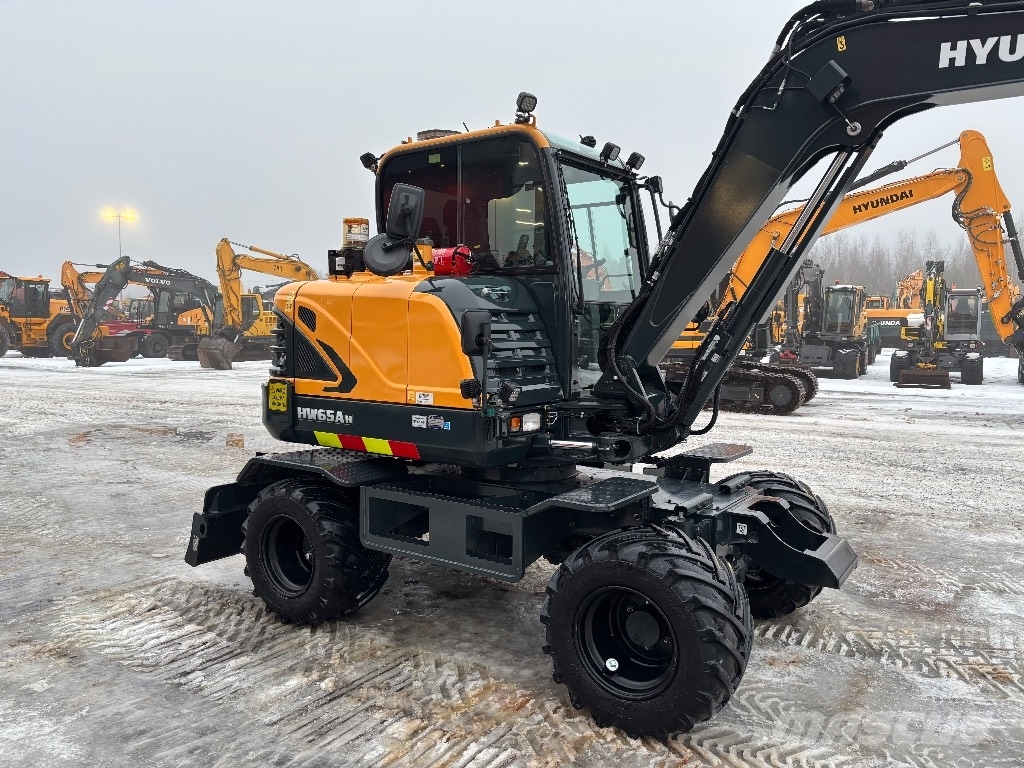 Hyundai HW 65 / Engcon, Pihdit, Rasvari, Lämmitin Escavadoras de rodas