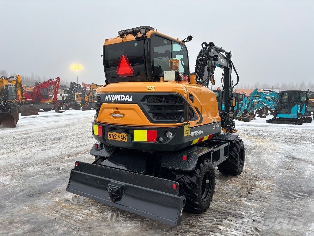 Hyundai HW 65 / Engcon, Pihdit, Rasvari, Lämmitin Escavadoras de rodas