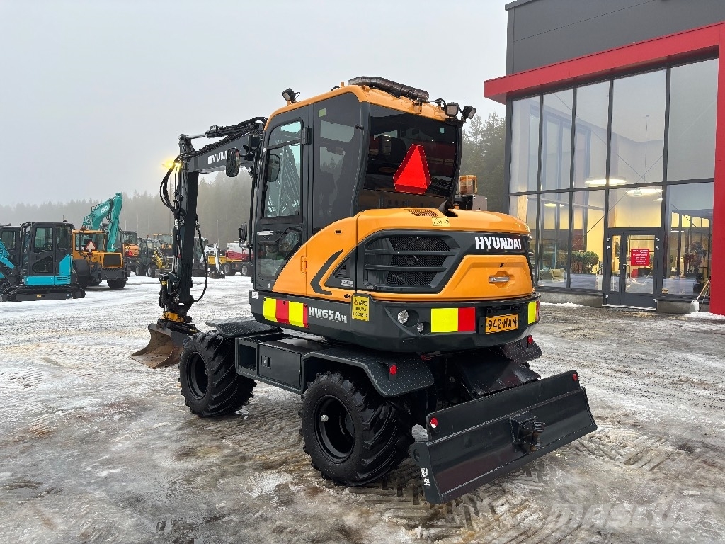 Hyundai HW 65 / Engcon, Pihdit, Rasvari, Lämmitin Escavadoras de rodas