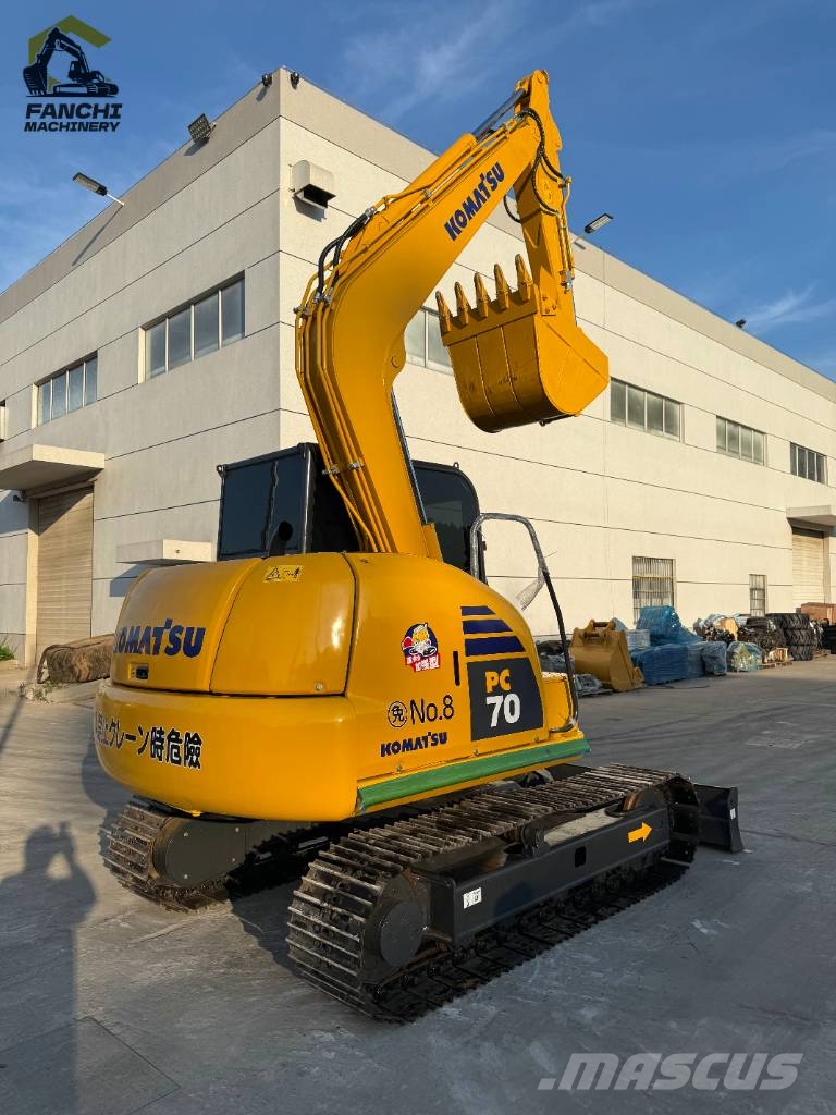 Komatsu PC 70 Kāpurķēžu ekskavatori