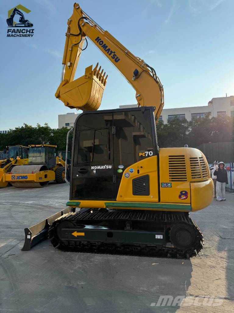 Komatsu PC 70 Kāpurķēžu ekskavatori