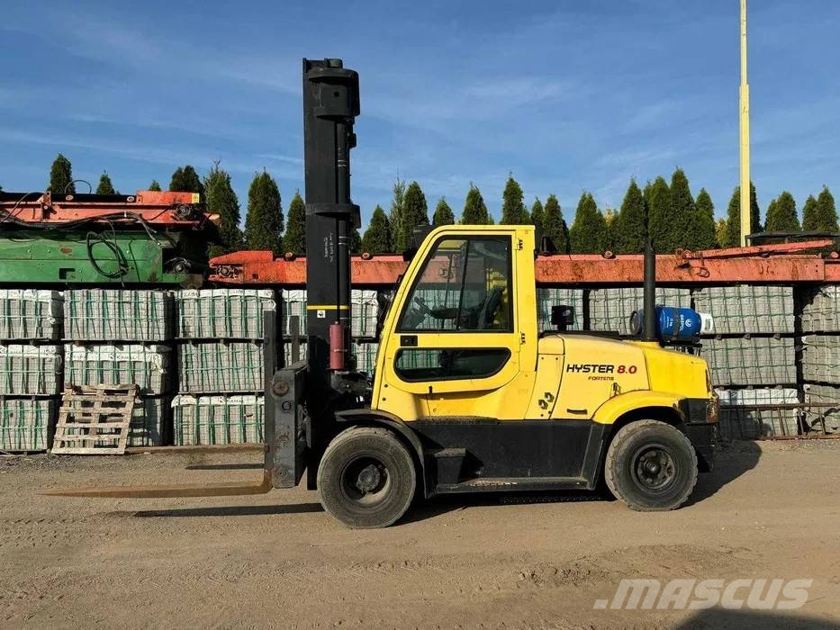 Wózek widłowy HYSTER H8 Gasstapler