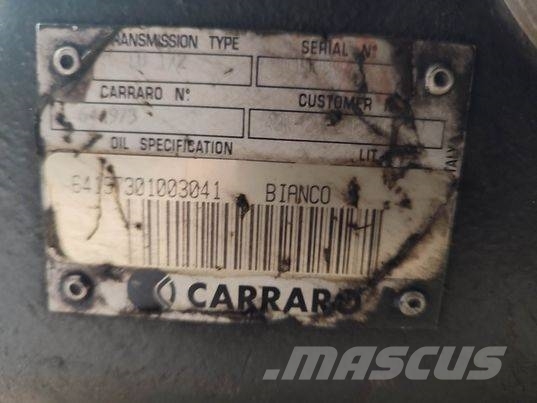 Komatsu WA 100 (TB 172 Carraro) gearbox Transmisiones