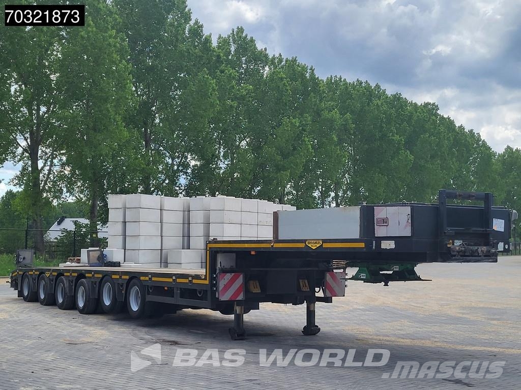 Broshuis 6 ABSD-85 2x Lift Axle 4xSteered Semi remorque surbaissée