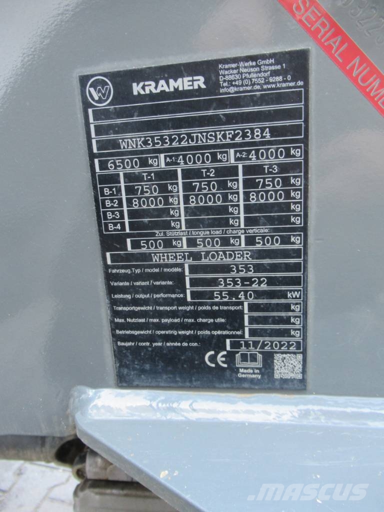 Kramer 5085 nur 371 Stunden Chargeuse sur pneus