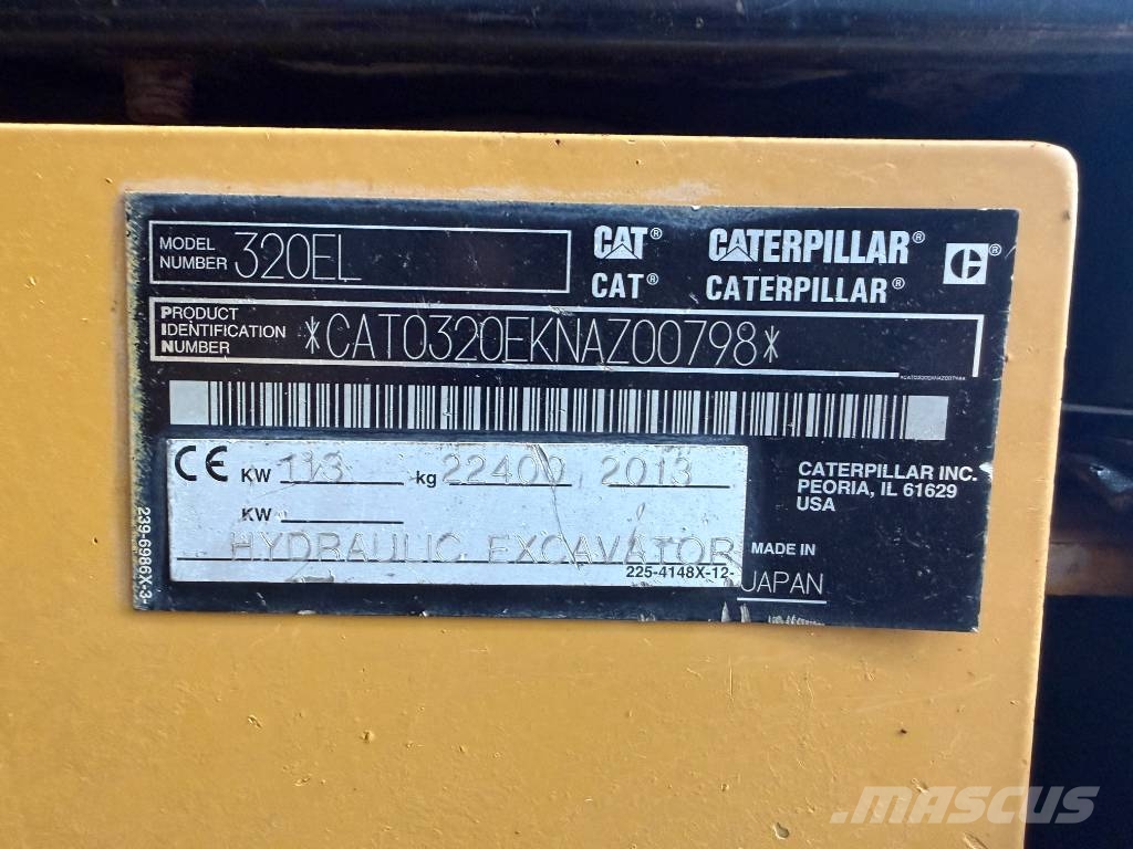 CAT 320E L Rupsgraafmachines